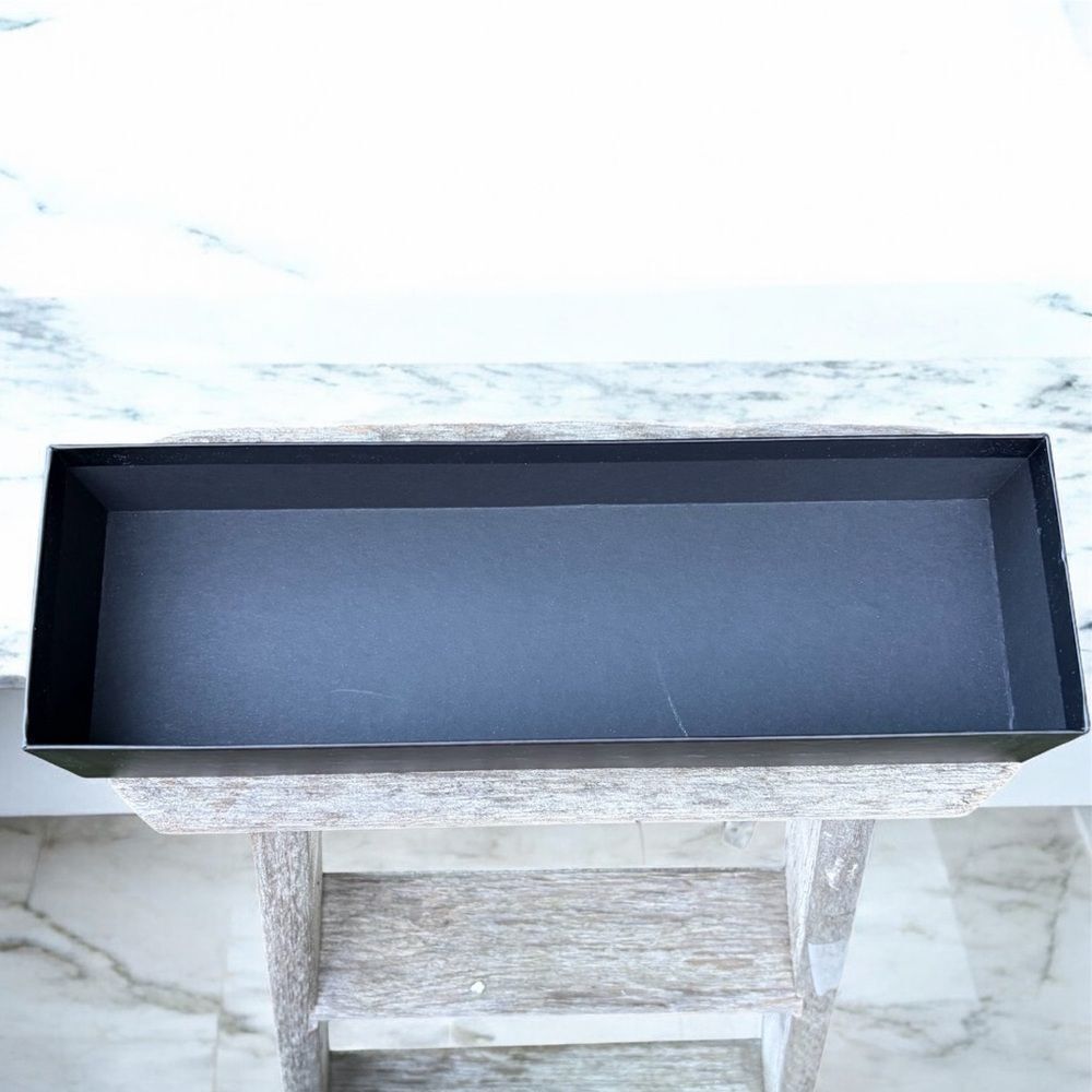 Versace Medusa Logo Black Rectangle Storage/Gift Box. 12" x 3.75" Designer - Picture 6 of 6
